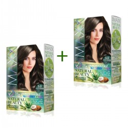 2 Paket Natural Beauty Amonyaksız Saç Boyası 3.0 Koyu Kahve