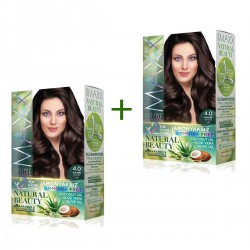 2 Paket Natural Beauty Amonyaksız Saç Boyası 4.0 Kahve