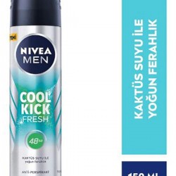 2 Adet Men Cool Kick Fresh Erkek Deodorant Sprey 150 ml