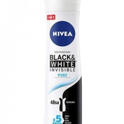 2 Adet Invisible Black & White Pure Kadın Deodorant Sprey 150 ml