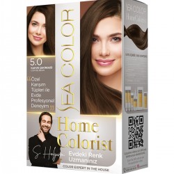 2 Tüp Home Colorist 5.0 Kahve Çekirdeği Premium Saç Boyası Evde Profesyonel Sonuç