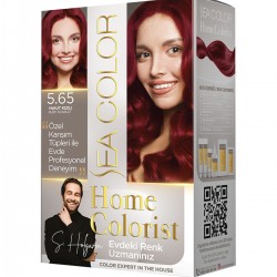 2 Tüp Home Colorist 5.65 Yakut Kızılı Premium Saç Boyası Evde Profesyonel Sonuç