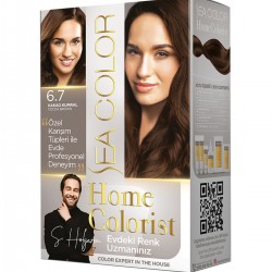 2 Tüp Home Colorist 6.7 Kakao Kumral Premium Saç Boyası Evde Profesyonel Sonuç